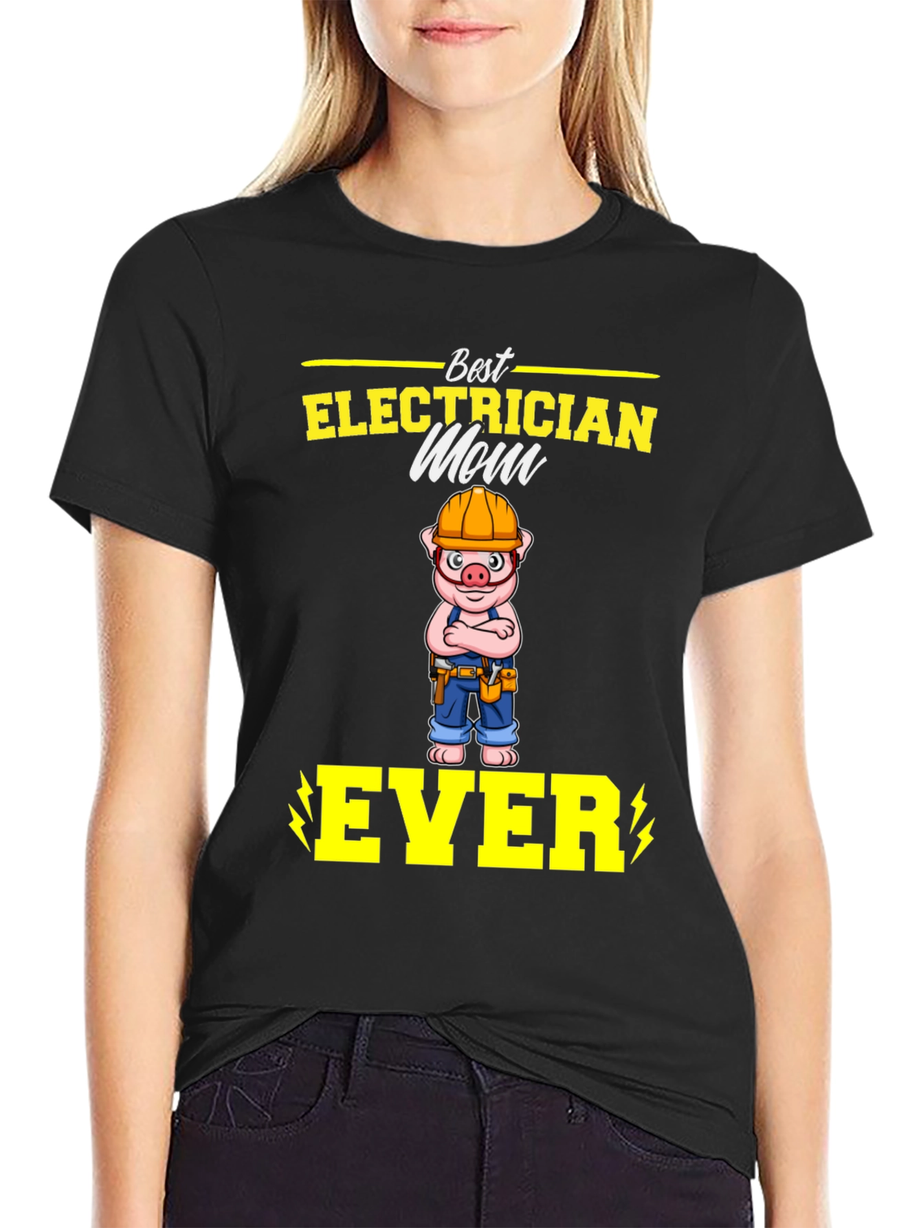 Best Electrician Mom T-Shirt