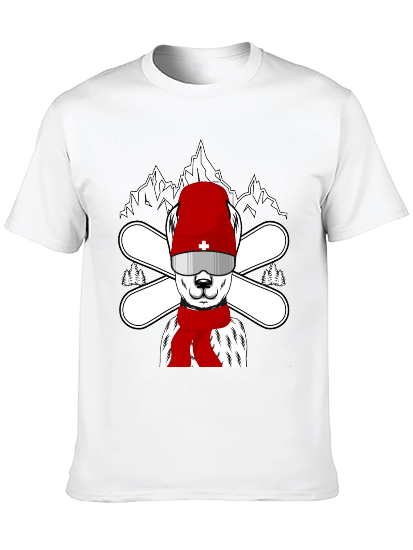 Ski Bear Graphic Tee