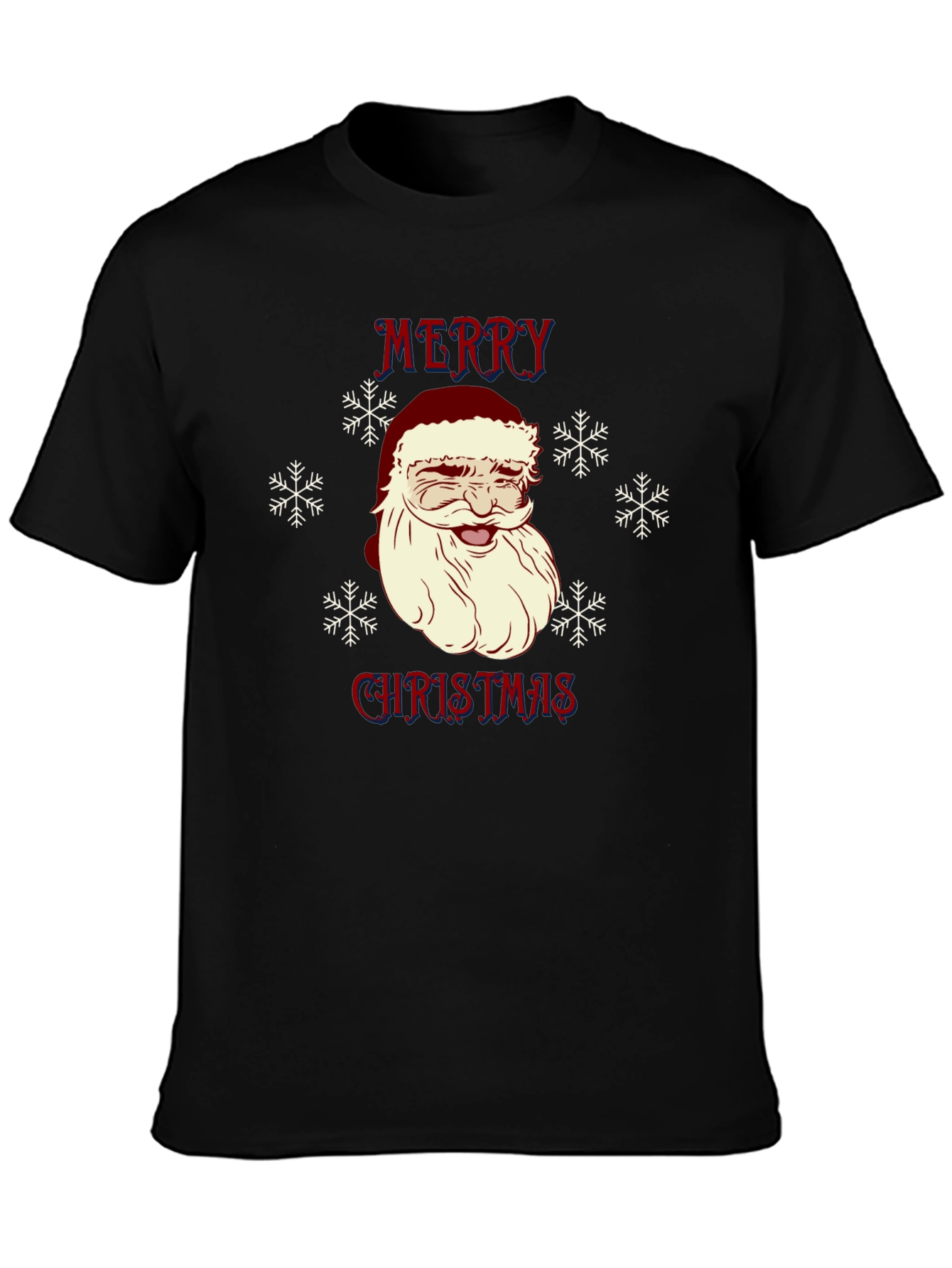 Merry Christmas Santa Graphic T-Shirt