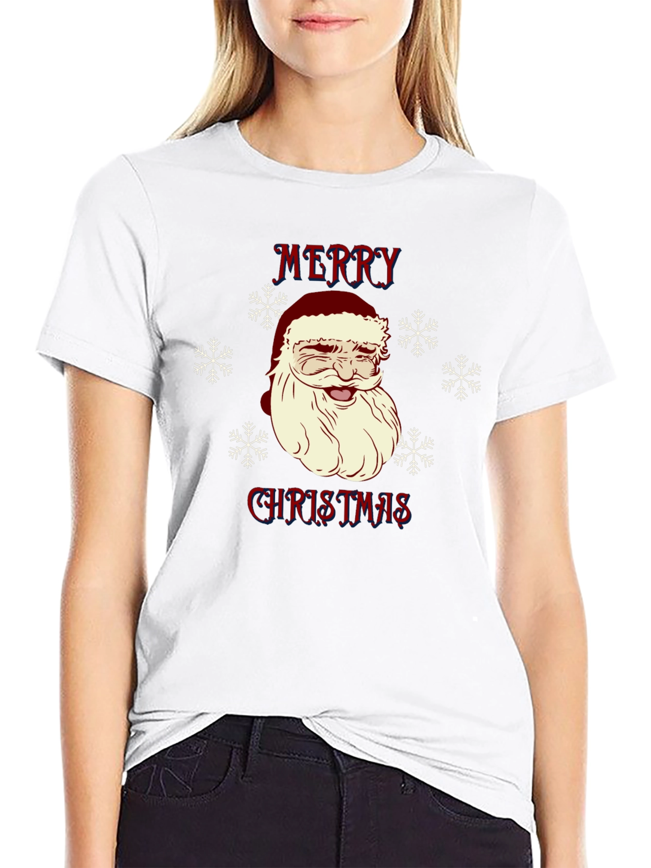 Merry Christmas Santa Graphic T-Shirt