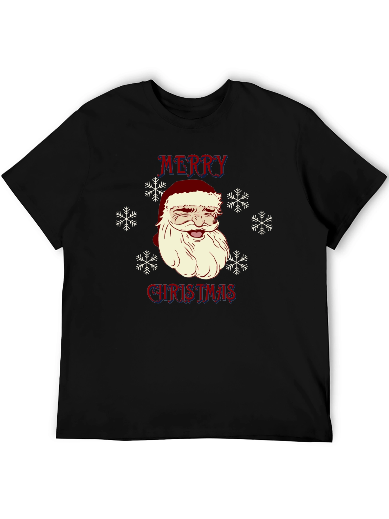 Merry Christmas Santa Graphic T-Shirt