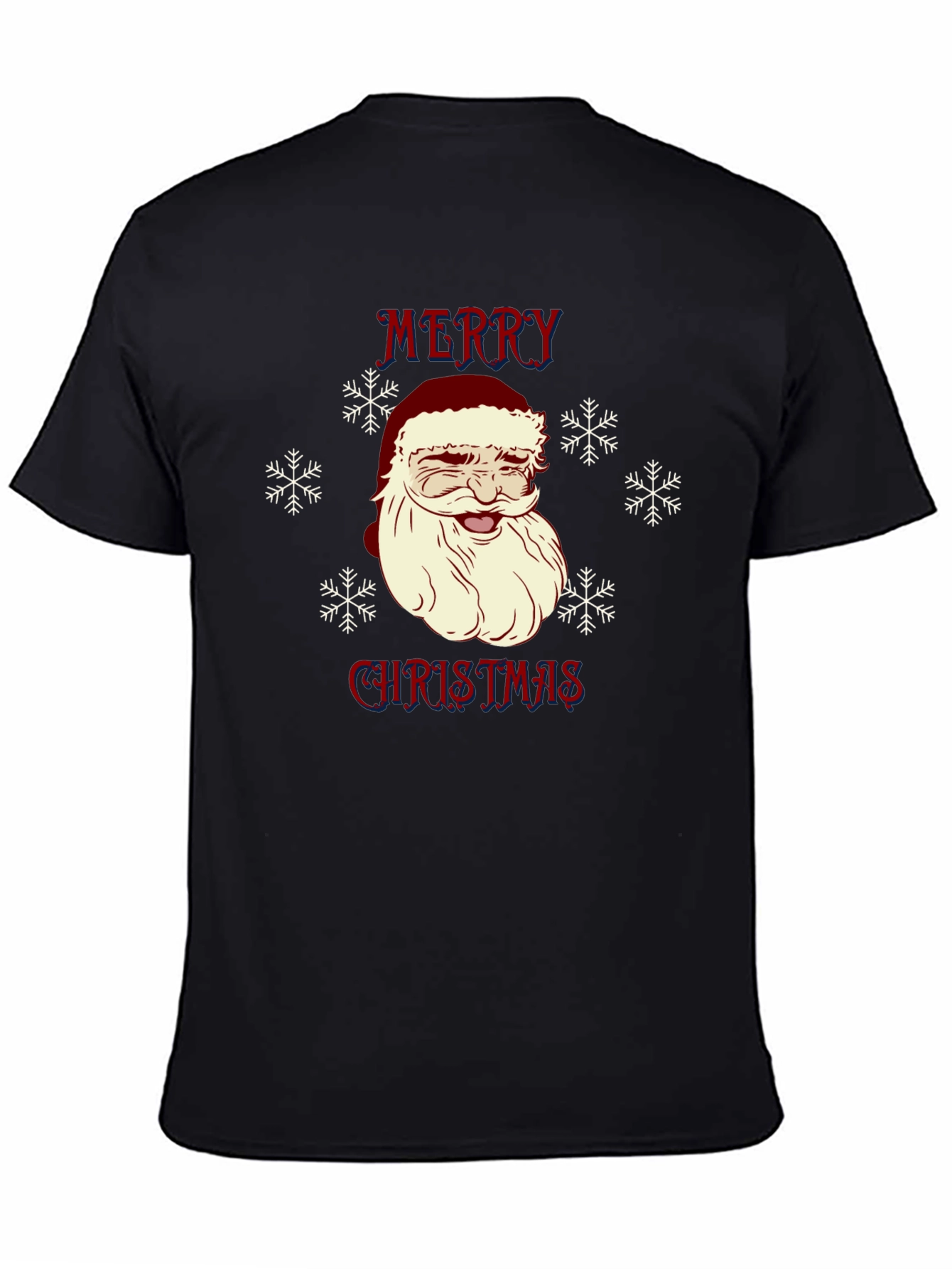 Merry Christmas Santa Graphic T-Shirt