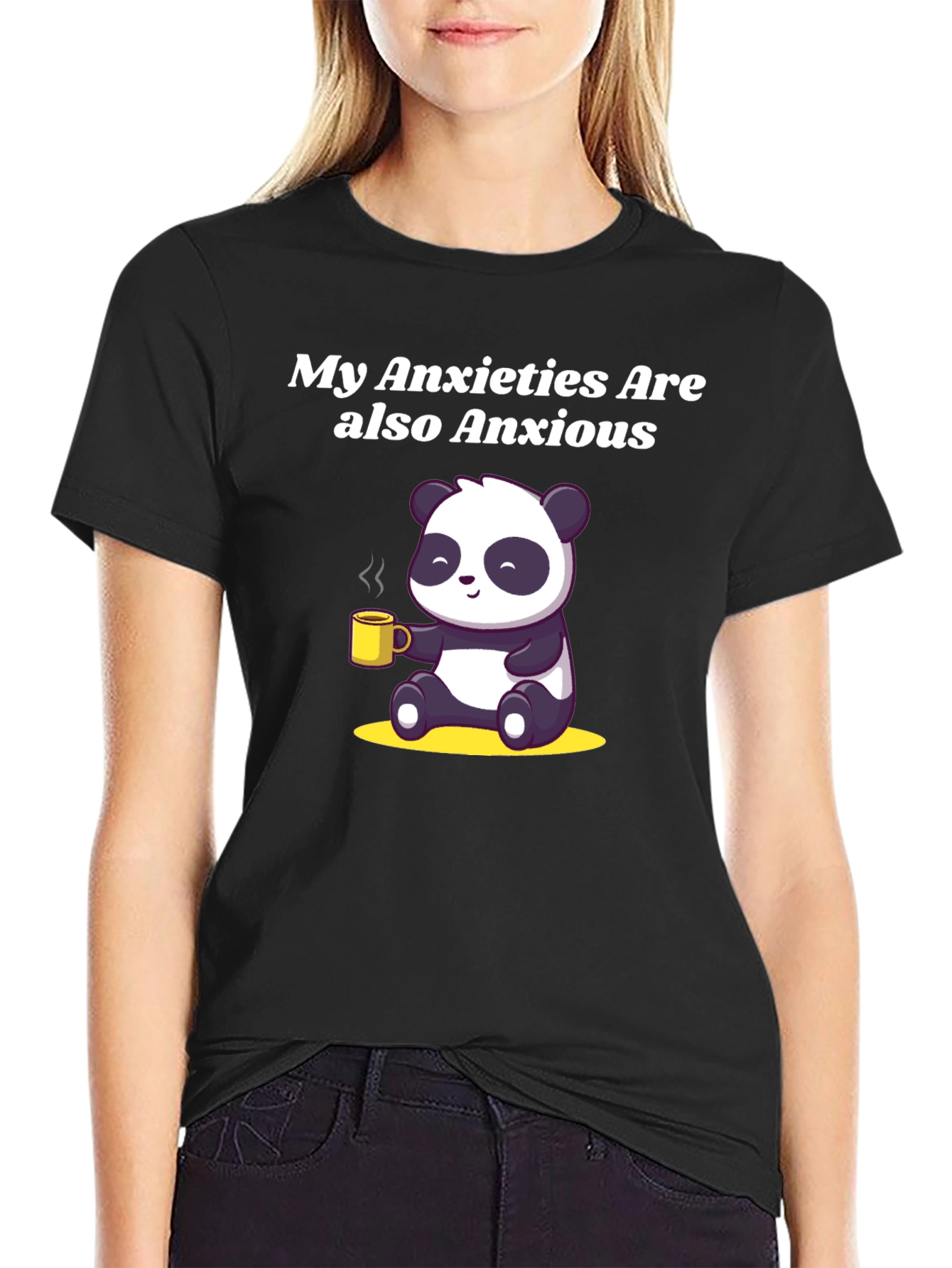 Anxious Panda Graphic Tee