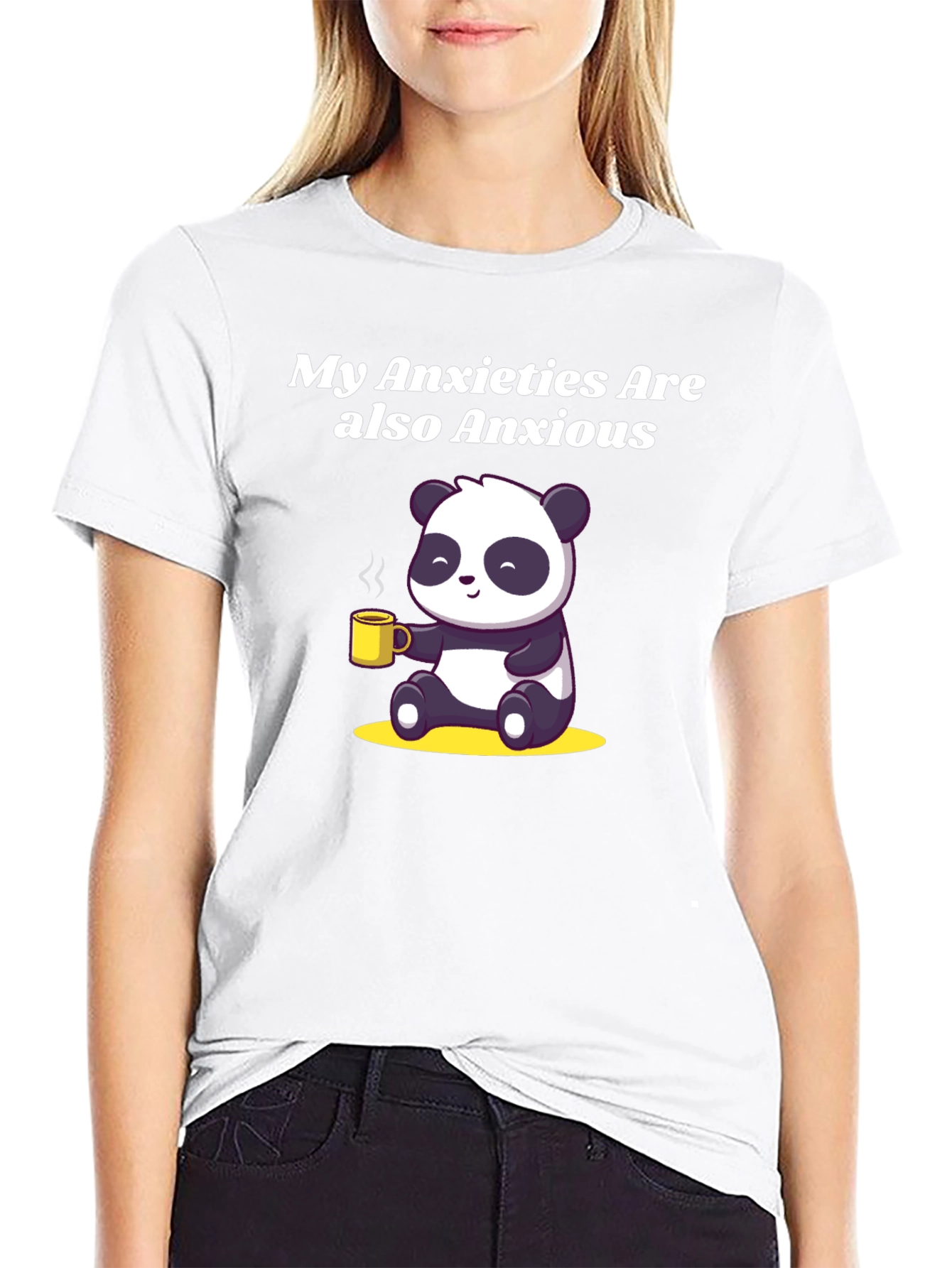 Anxious Panda Graphic Tee