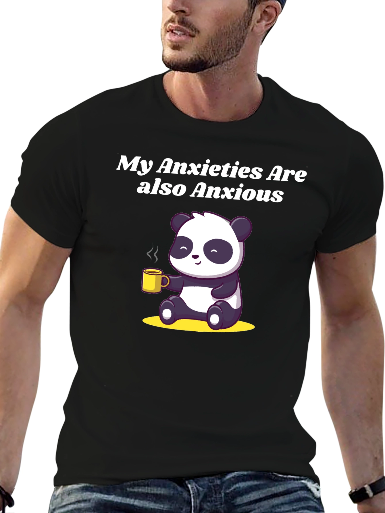 Anxious Panda Graphic Tee