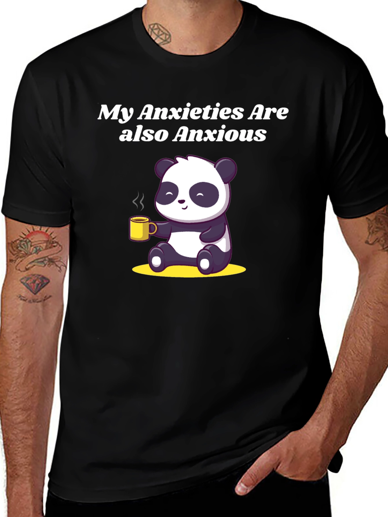 Anxious Panda Graphic Tee