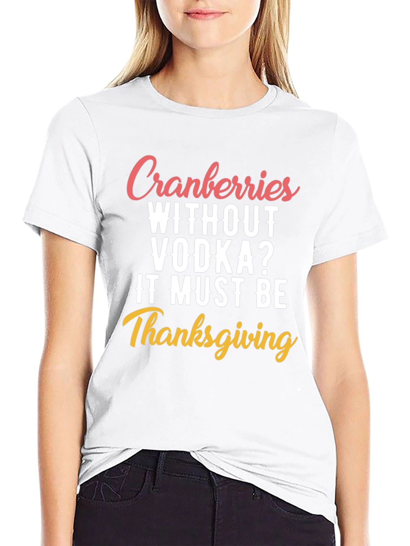 Funny Thanksgiving Cranberries & Vodka T-Shirt