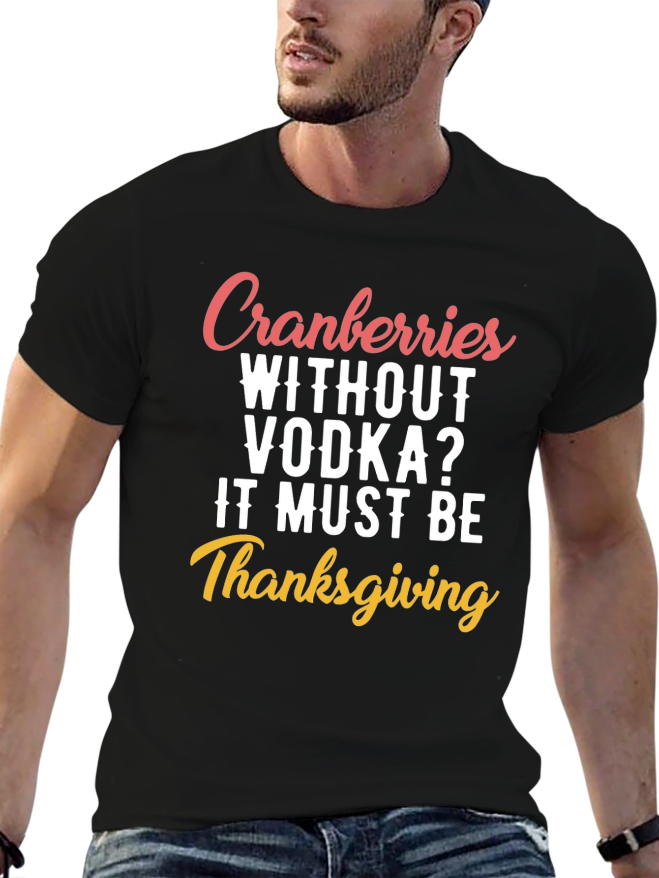 Funny Thanksgiving Cranberries & Vodka T-Shirt