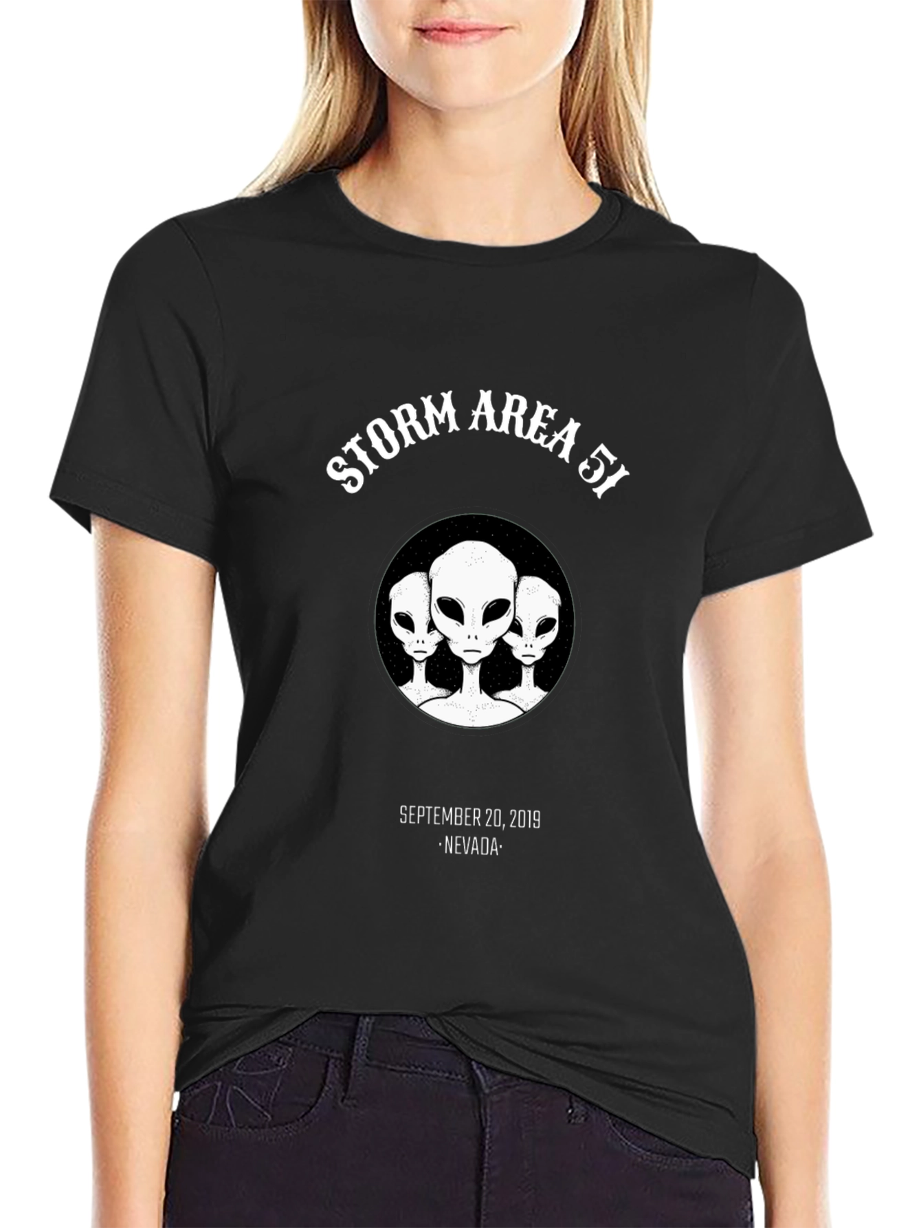 Storm Area 51 Alien Graphic Tee