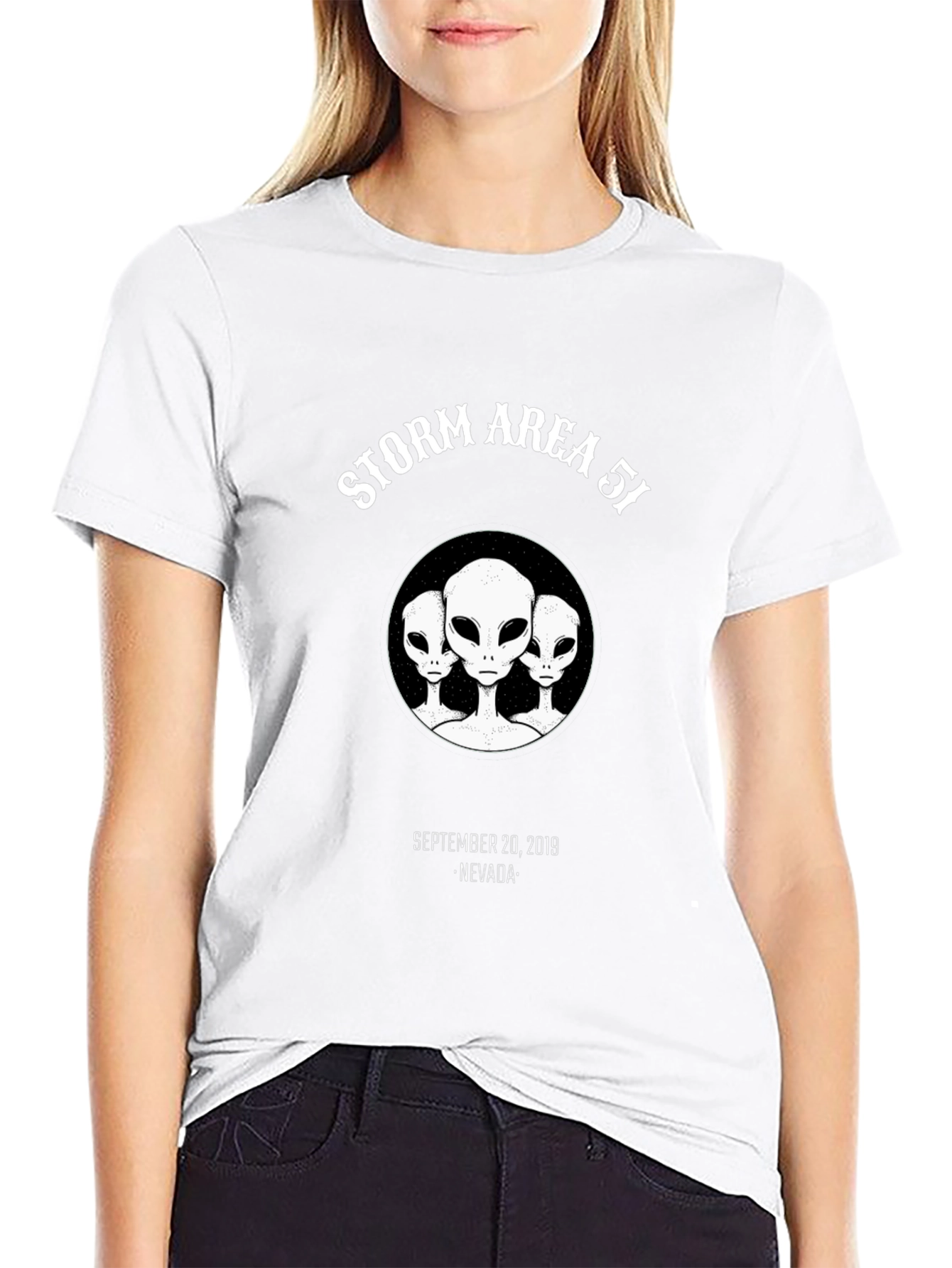 Storm Area 51 Alien Graphic Tee