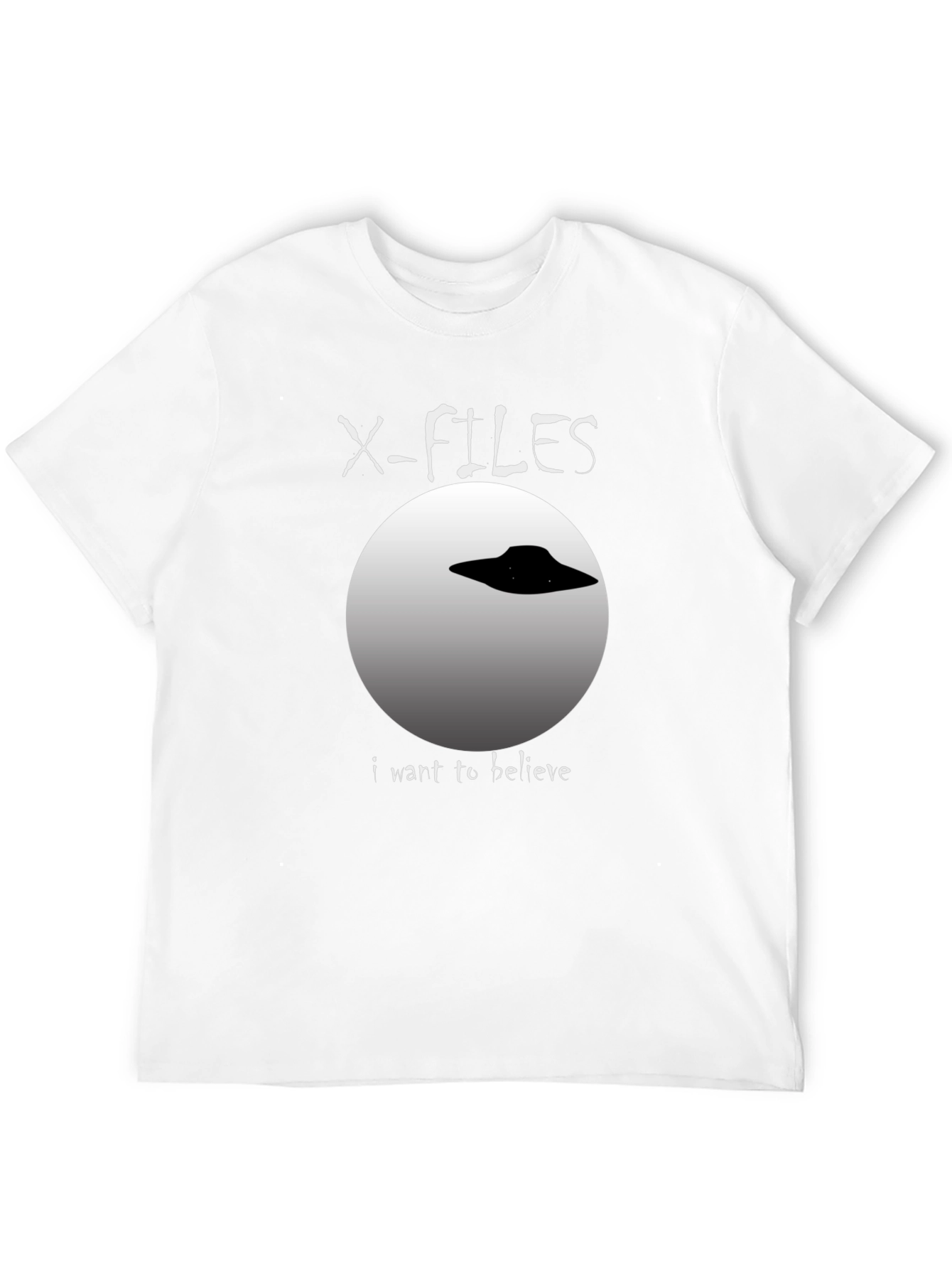 X-Files I Want To Believe UFO Graphic T-Shirt