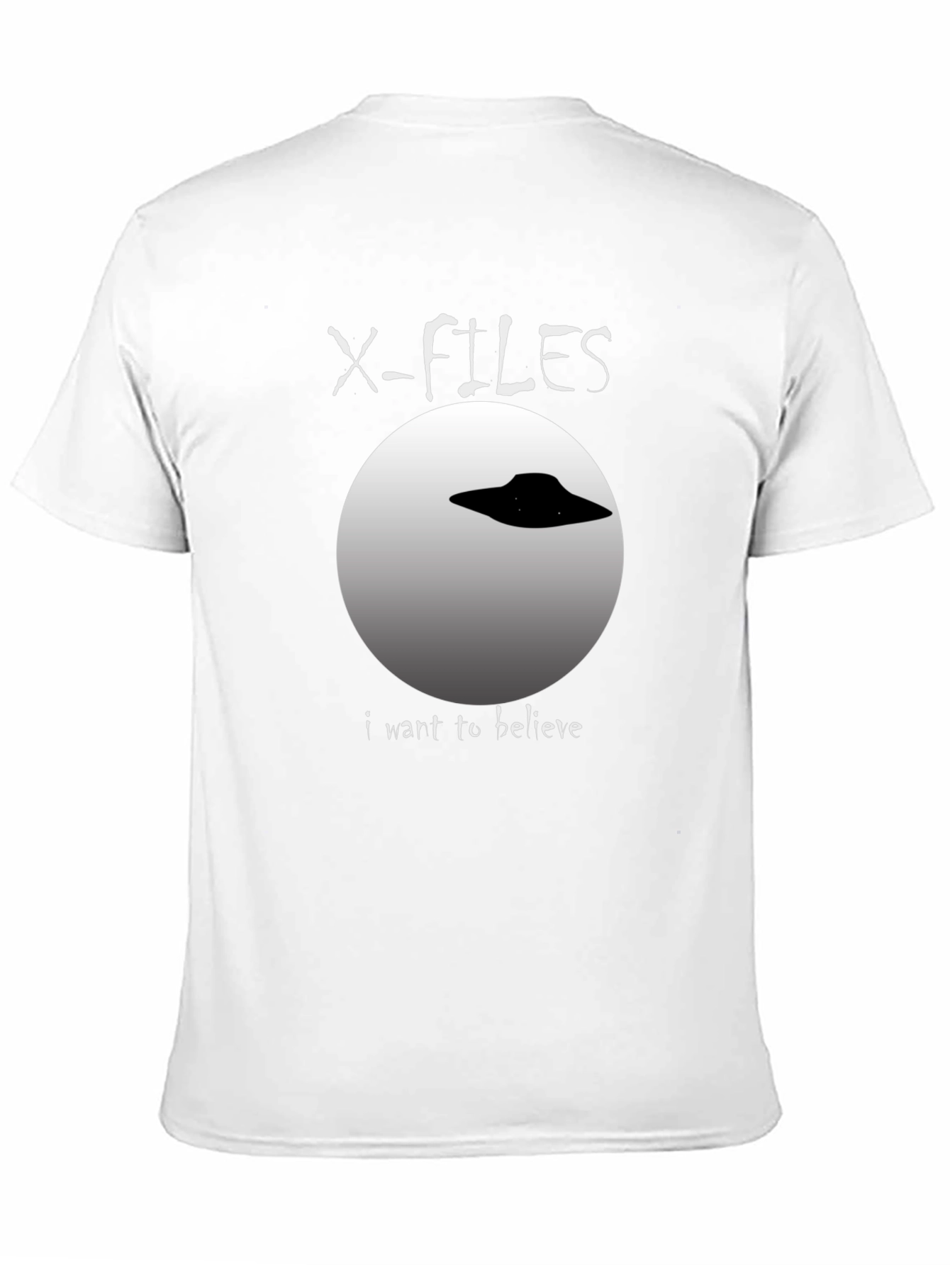 X-Files I Want To Believe UFO Graphic T-Shirt