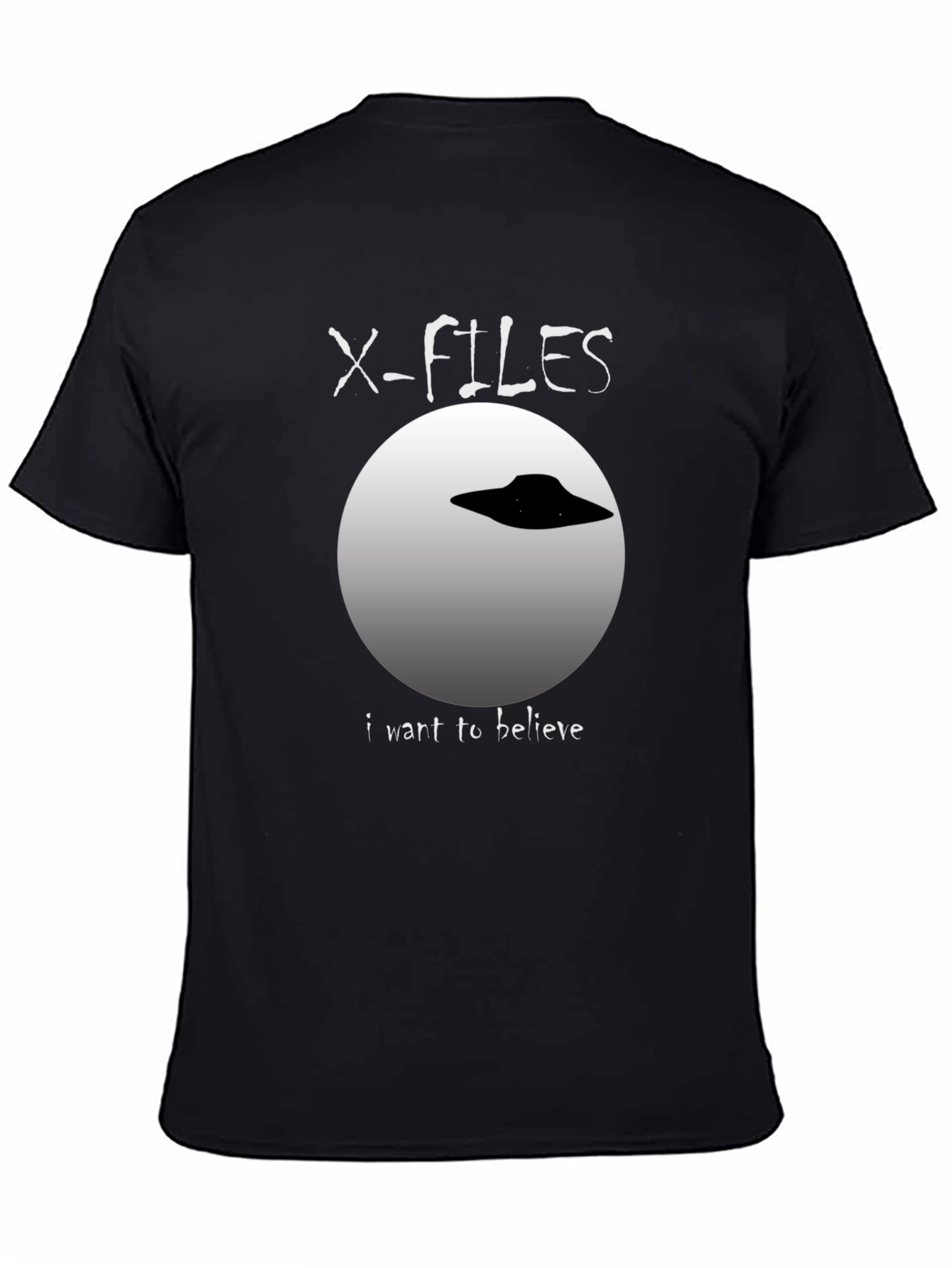 X-Files I Want To Believe UFO Graphic T-Shirt