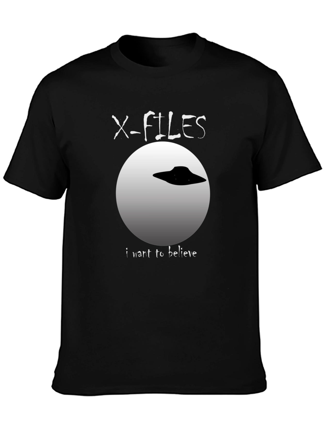 X-Files I Want To Believe UFO Graphic T-Shirt