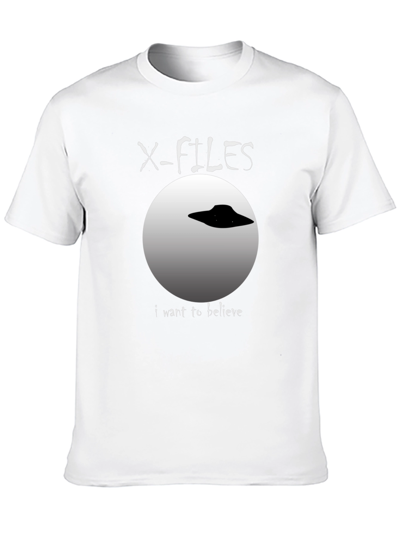 X-Files I Want To Believe UFO Graphic T-Shirt