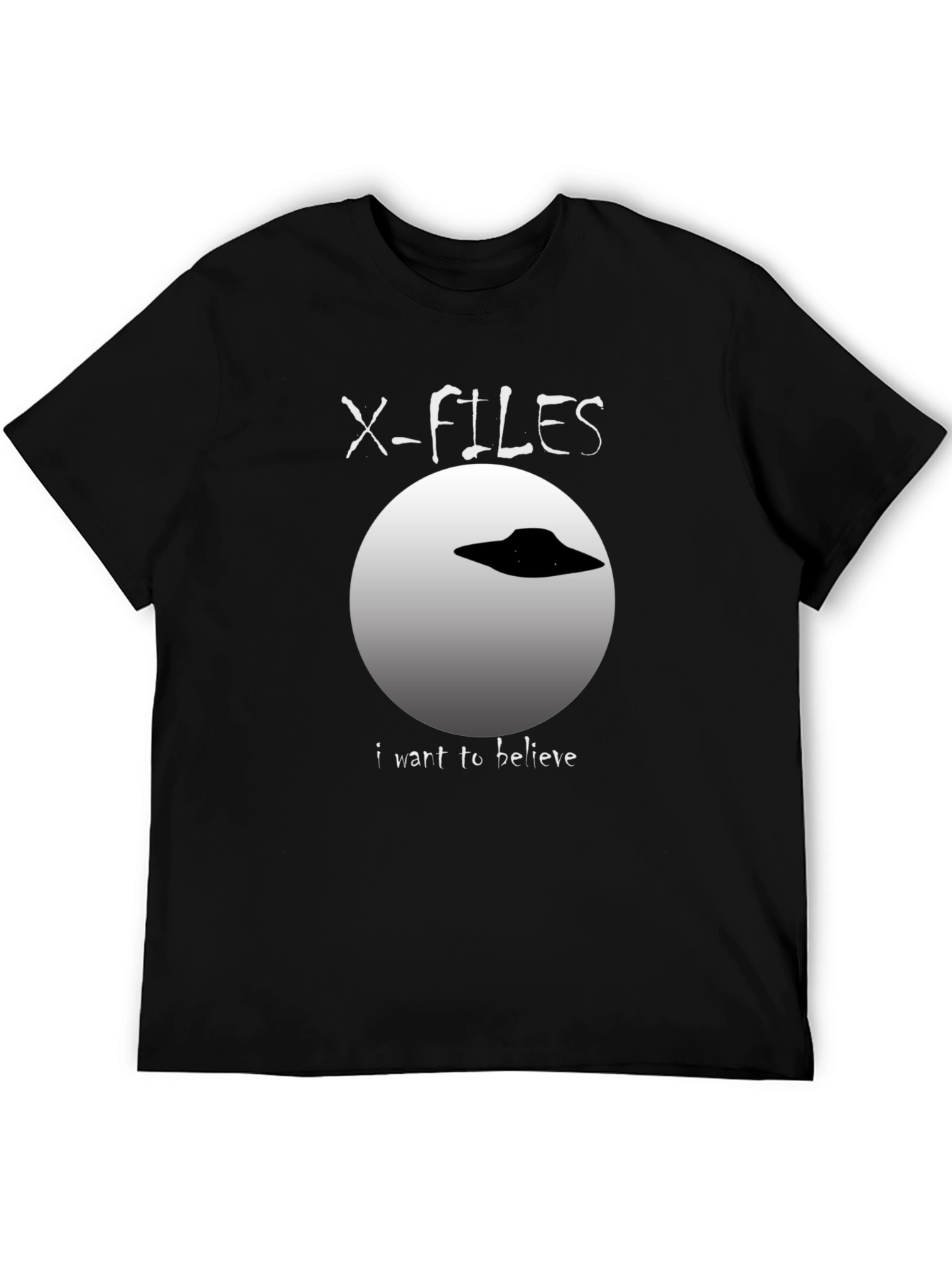 X-Files I Want To Believe UFO Graphic T-Shirt