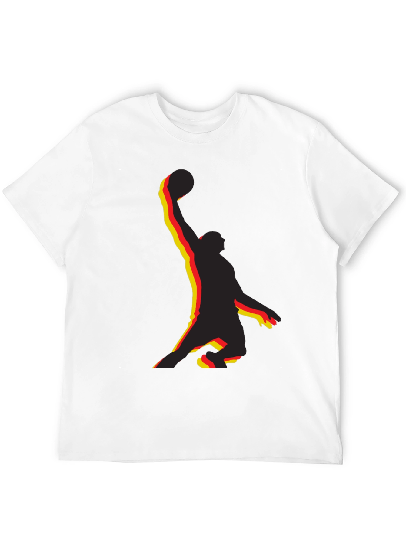 Basketball Player Graphic Tee - Black