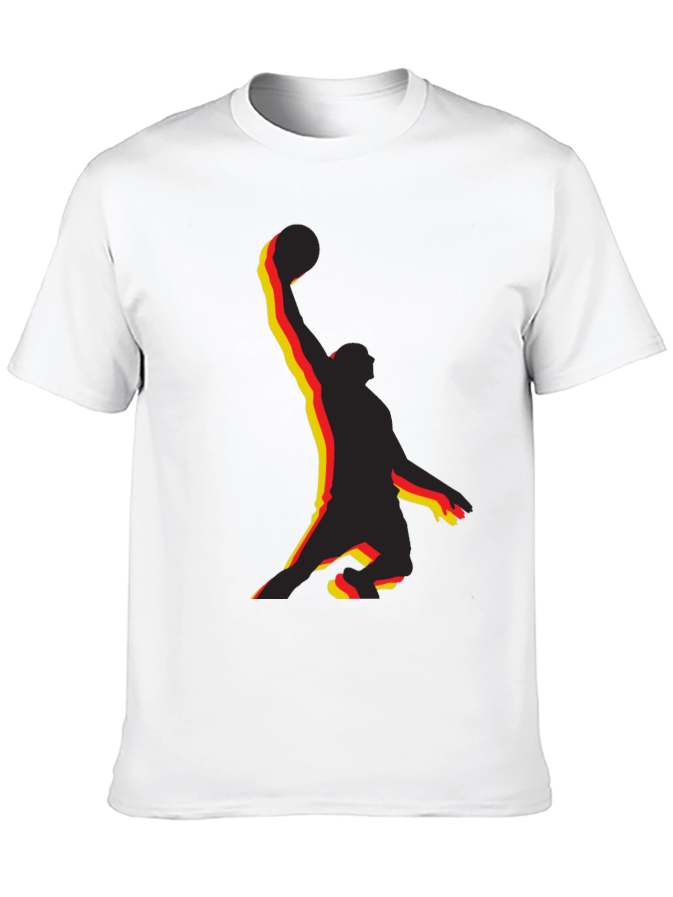 Basketball Player Graphic Tee - Black
