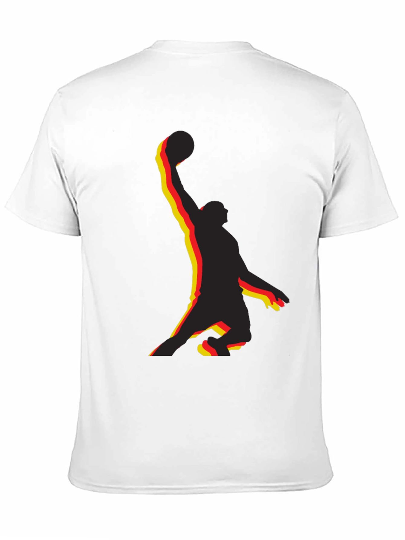 Basketball Player Graphic Tee - Black