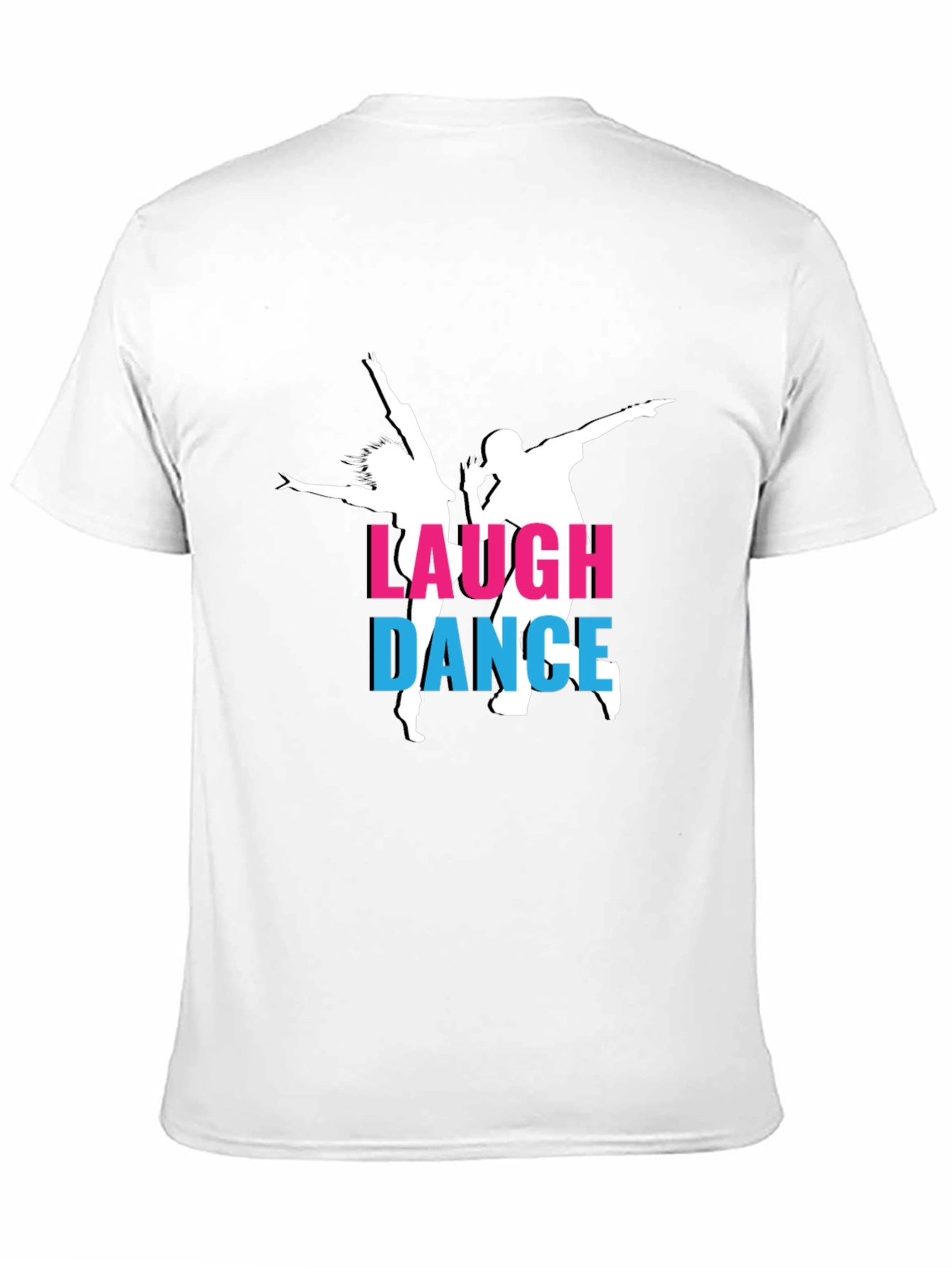 Laugh Dance T-Shirt - Stylish Black Tee