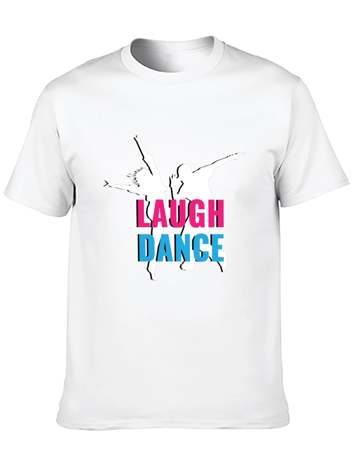 Laugh Dance T-Shirt - Stylish Black Tee