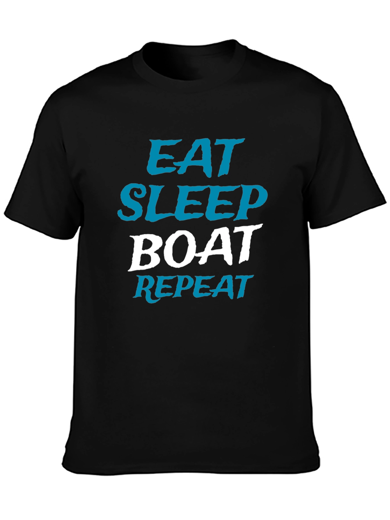 Eat Sleep Boat Repeat Graphic Tee