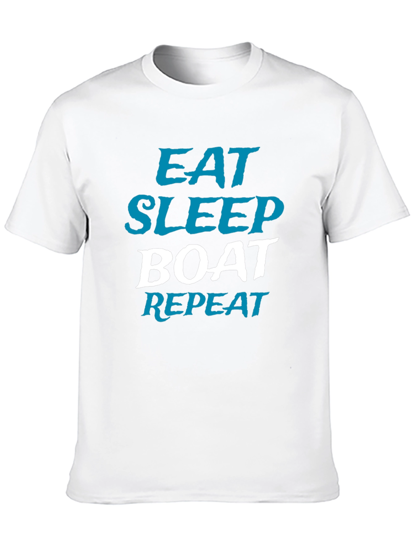 Eat Sleep Boat Repeat Graphic Tee