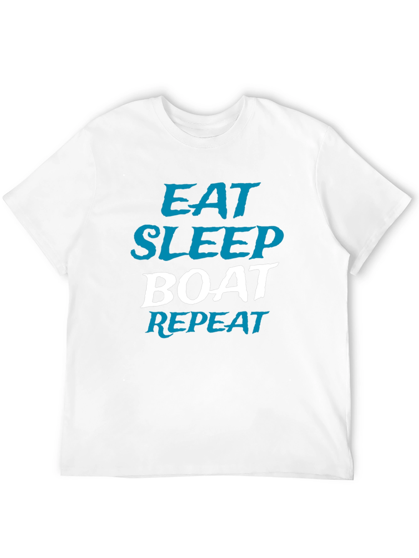 Eat Sleep Boat Repeat Graphic Tee