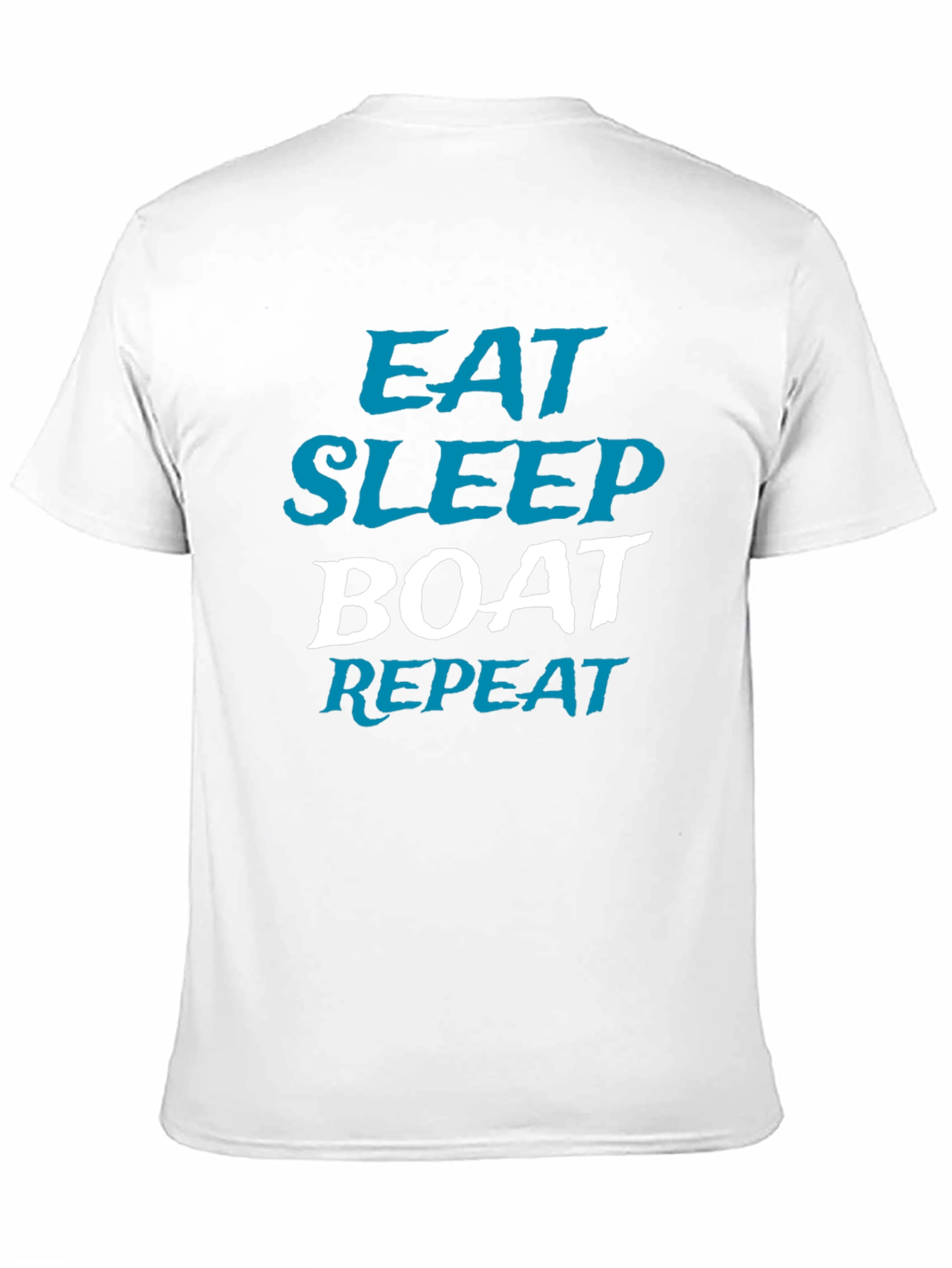 Eat Sleep Boat Repeat Graphic Tee
