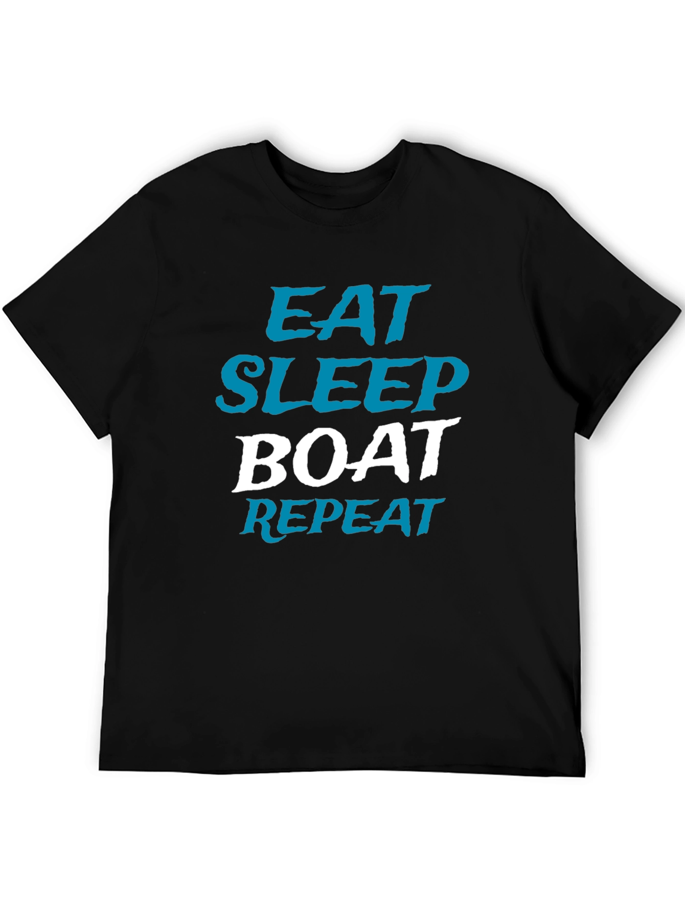 Eat Sleep Boat Repeat Graphic Tee