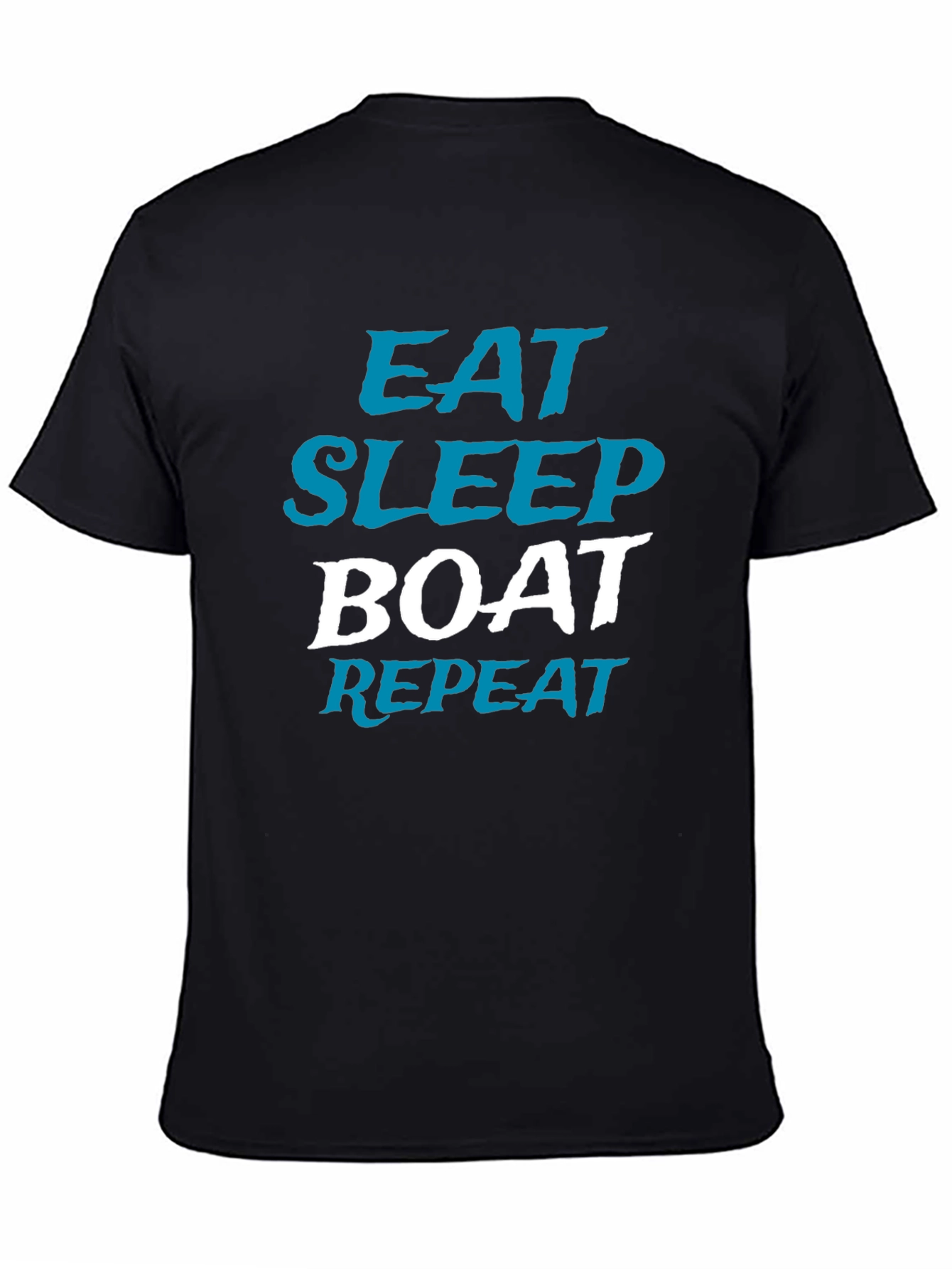 Eat Sleep Boat Repeat Graphic Tee