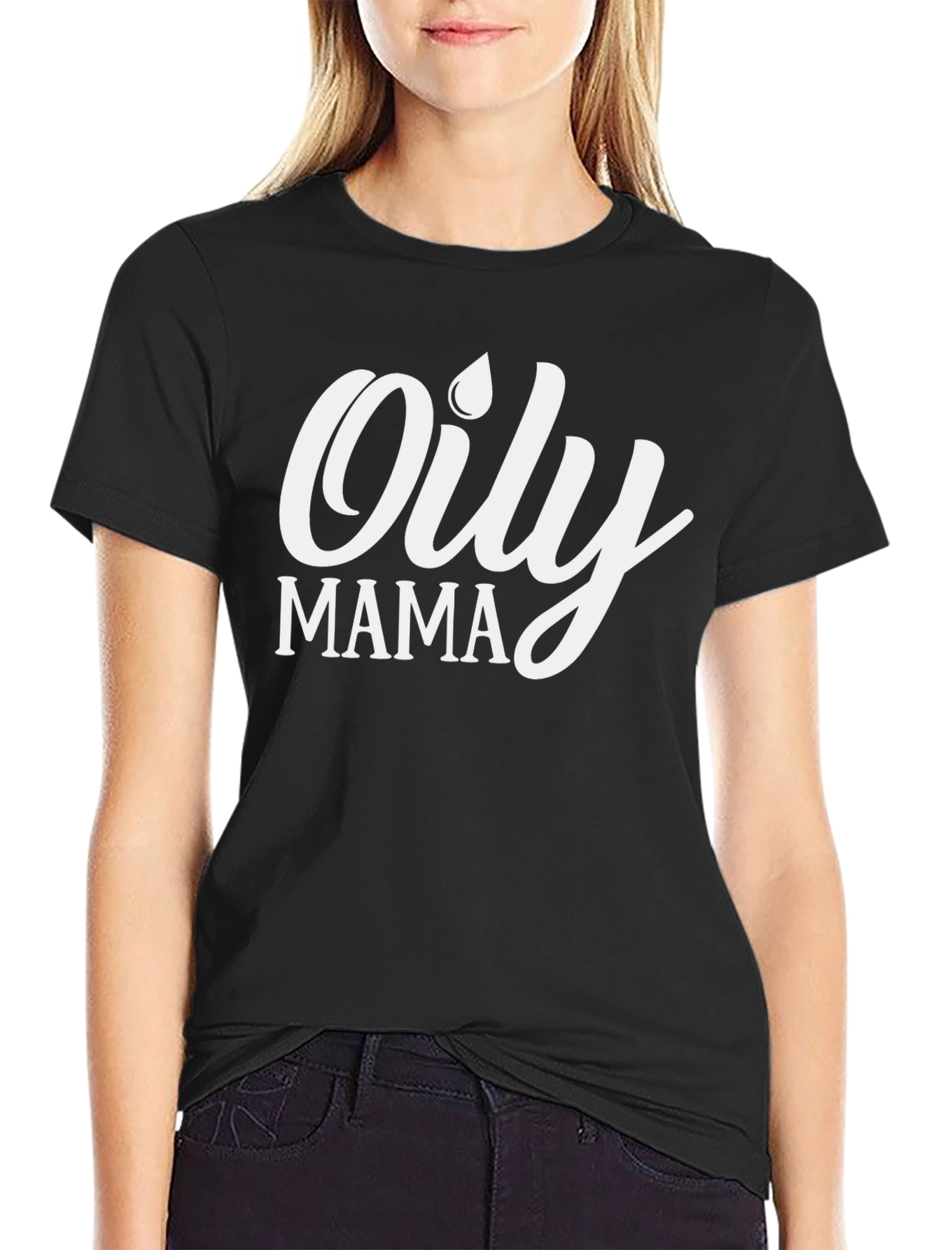 Oily Mama Black T-Shirt