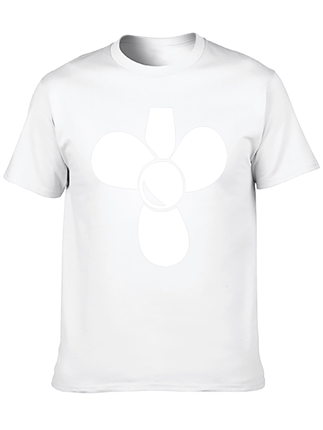 Fan Graphic Black T-Shirt - Cool Design