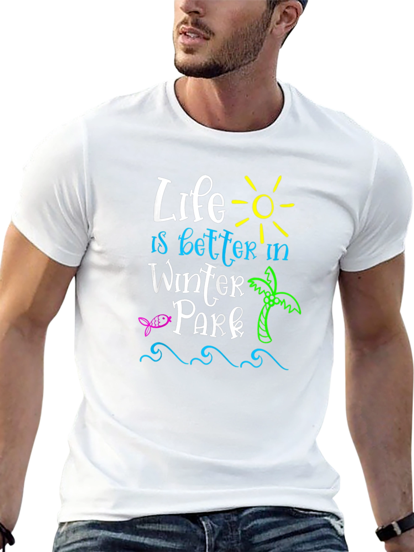 Life is Better in Winter Park Black T-Shirt