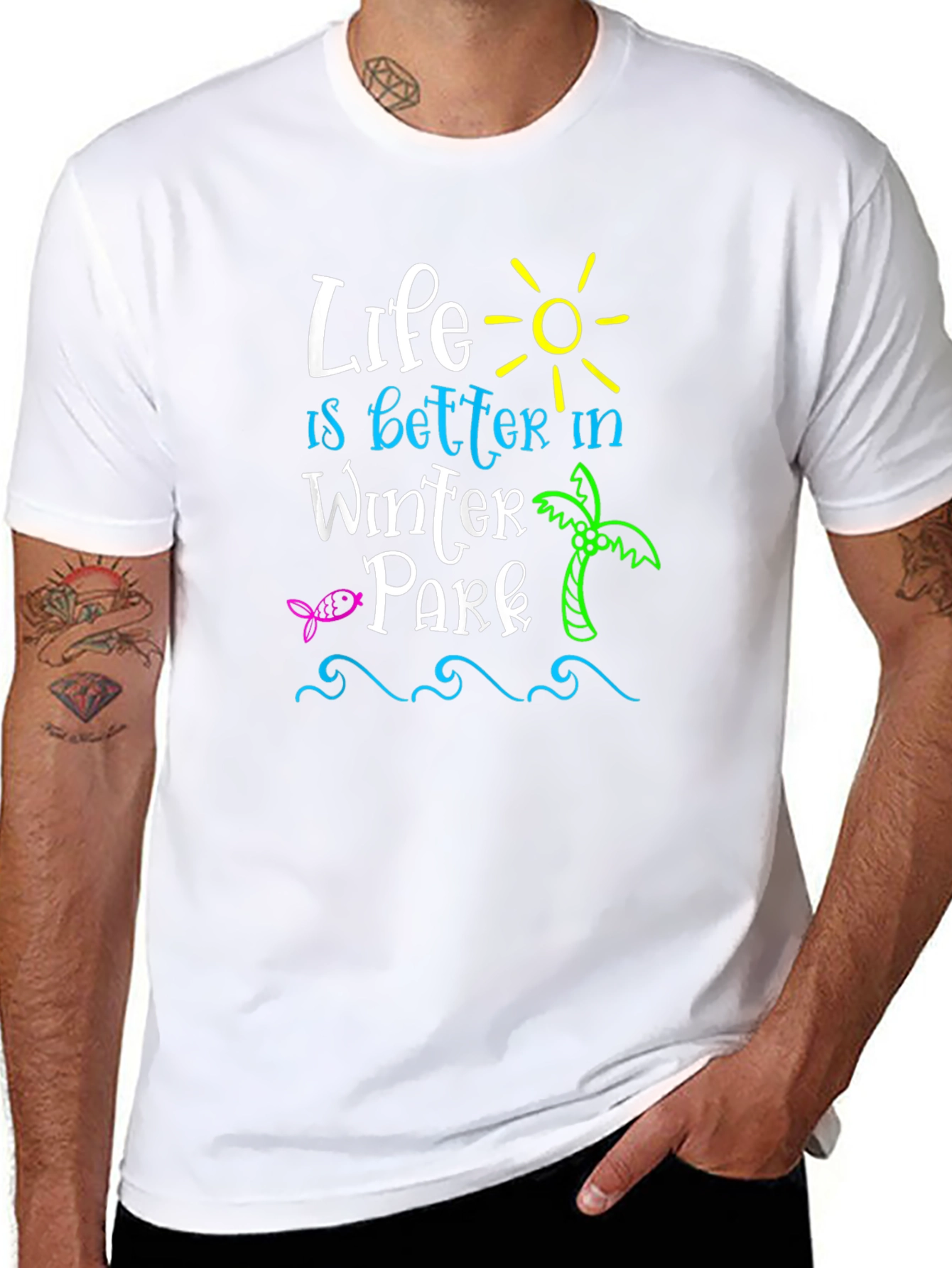 Life is Better in Winter Park Black T-Shirt