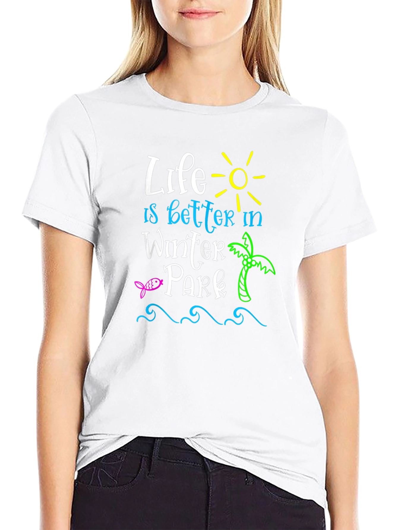 Life is Better in Winter Park Black T-Shirt