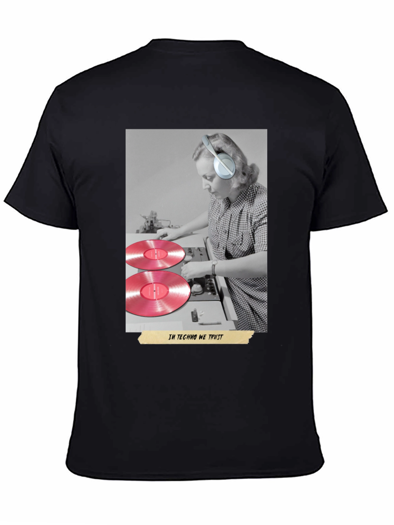Techno Music DJ Graphic T-Shirt