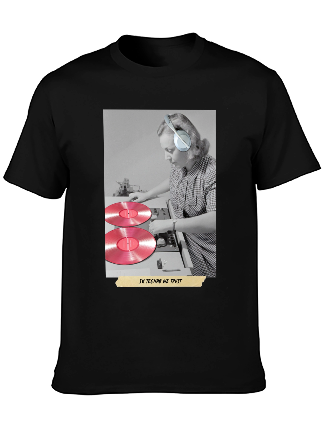 Techno Music DJ Graphic T-Shirt