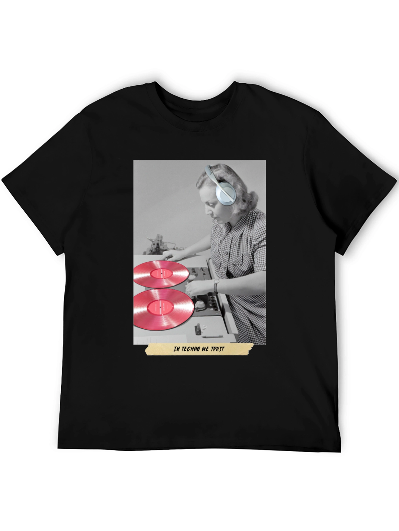 Techno Music DJ Graphic T-Shirt
