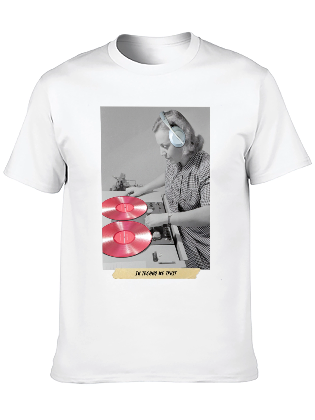 Techno Music DJ Graphic T-Shirt