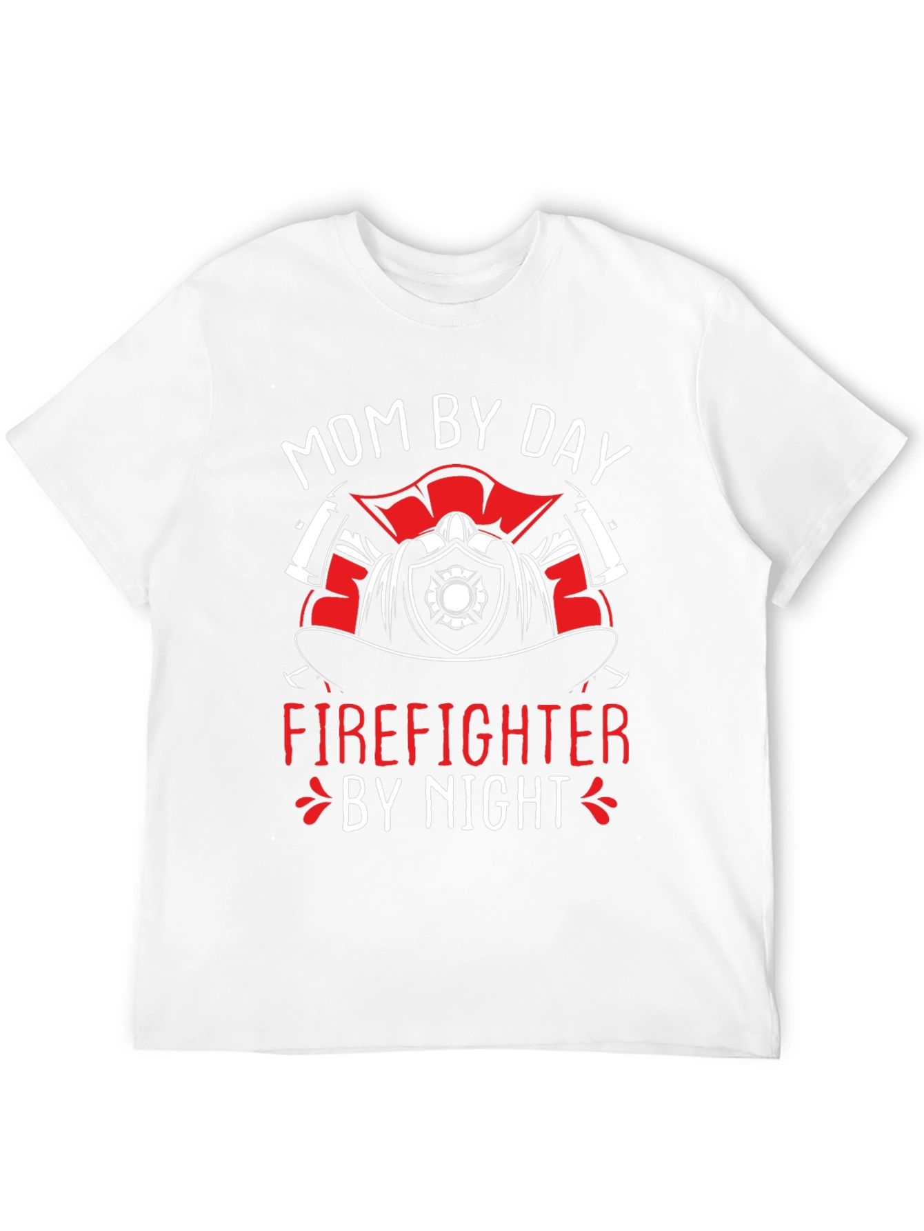 Mom Firefighter Graphic T-Shirt
