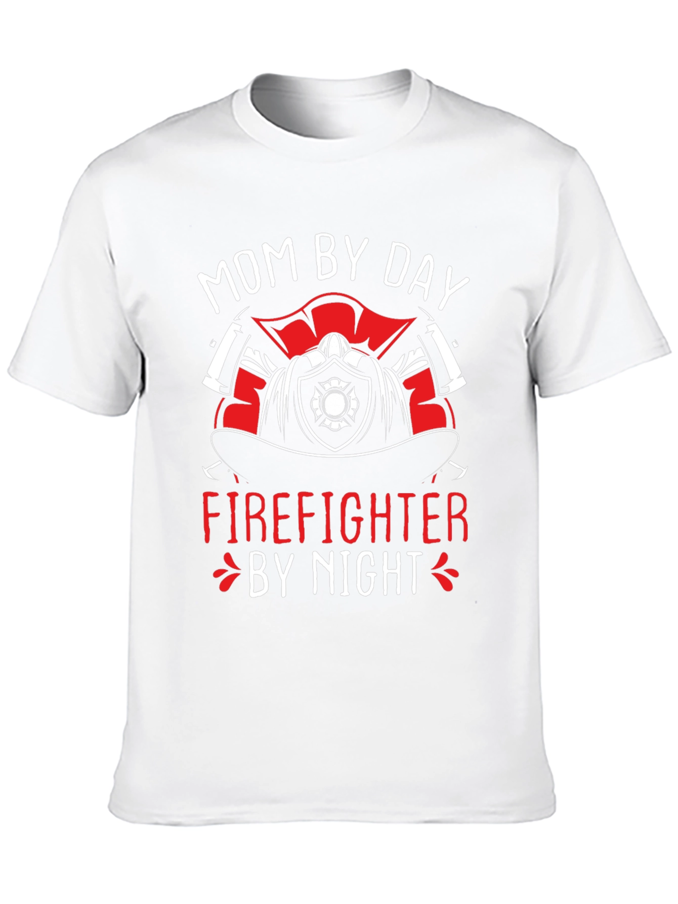 Mom Firefighter Graphic T-Shirt