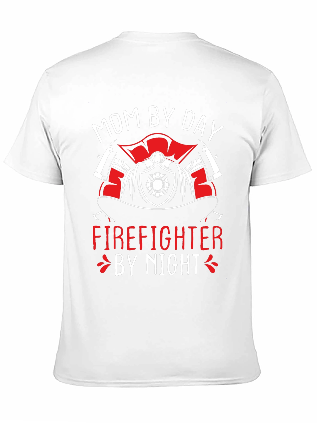 Mom Firefighter Graphic T-Shirt