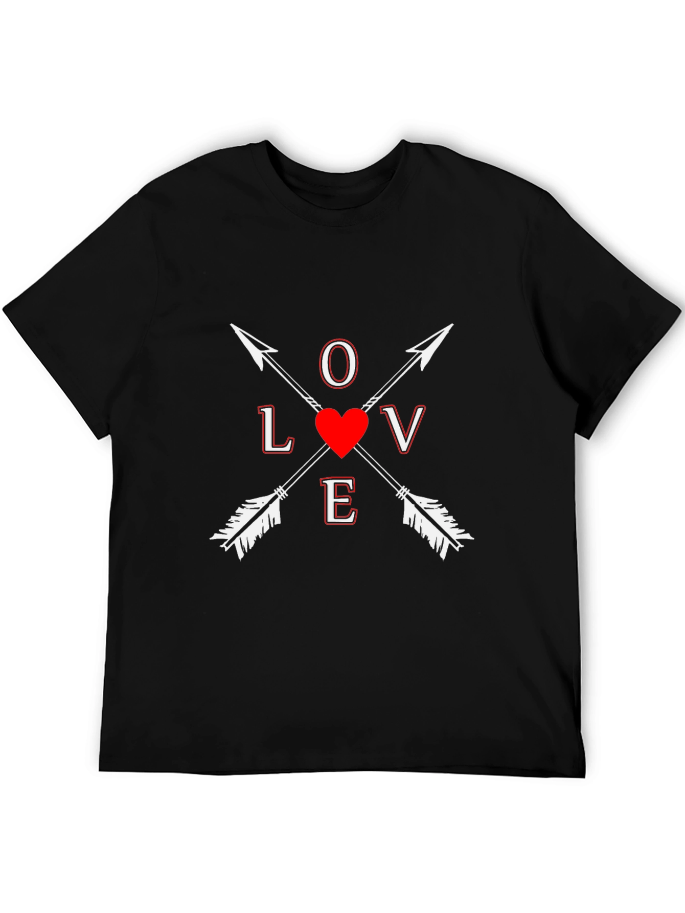 LOVE Arrows Graphic T-Shirt - Valentines Day