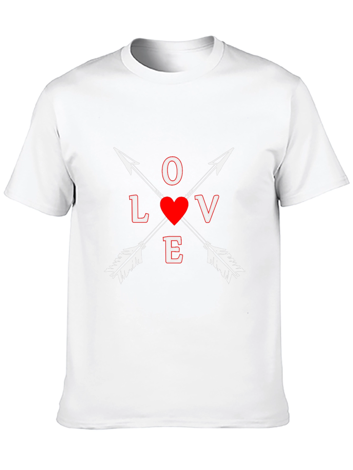 LOVE Arrows Graphic T-Shirt - Valentines Day