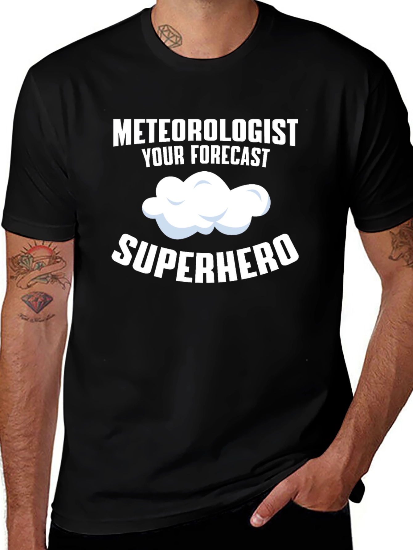 Meteorologist Superhero T-Shirt Weather Fan Tee