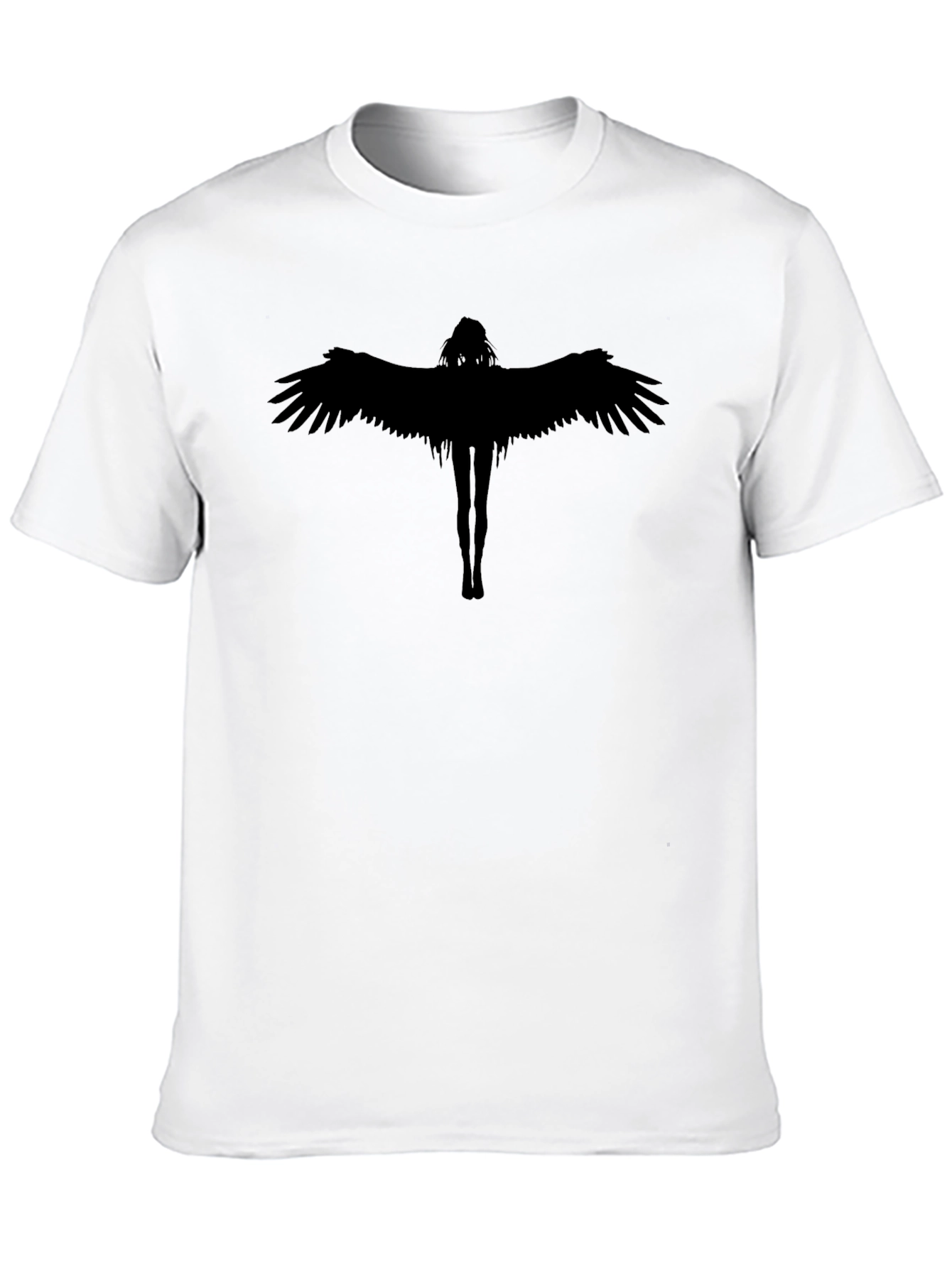 Black Angel Wings Graphic Tee - Unisex