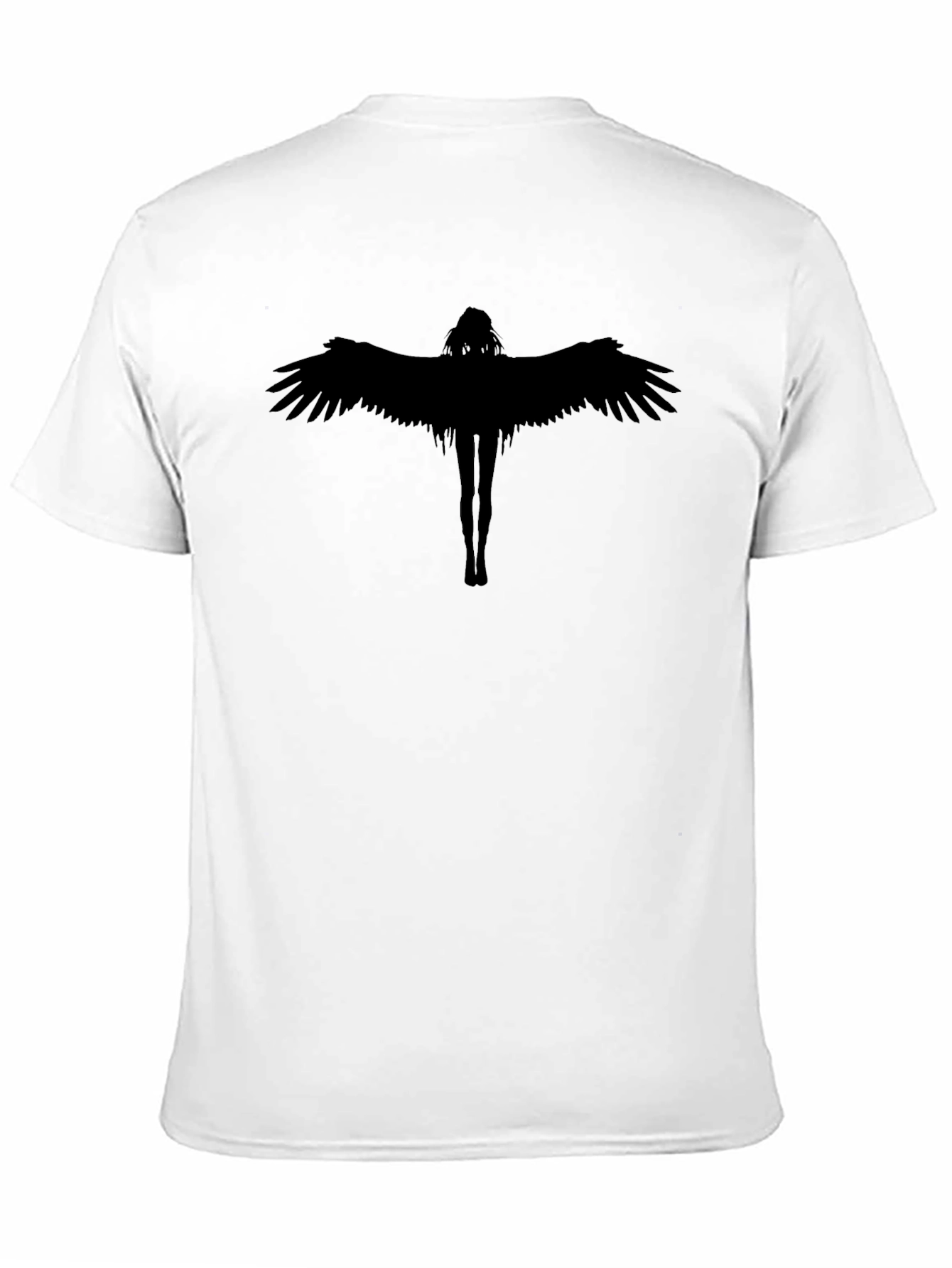 Black Angel Wings Graphic Tee - Unisex