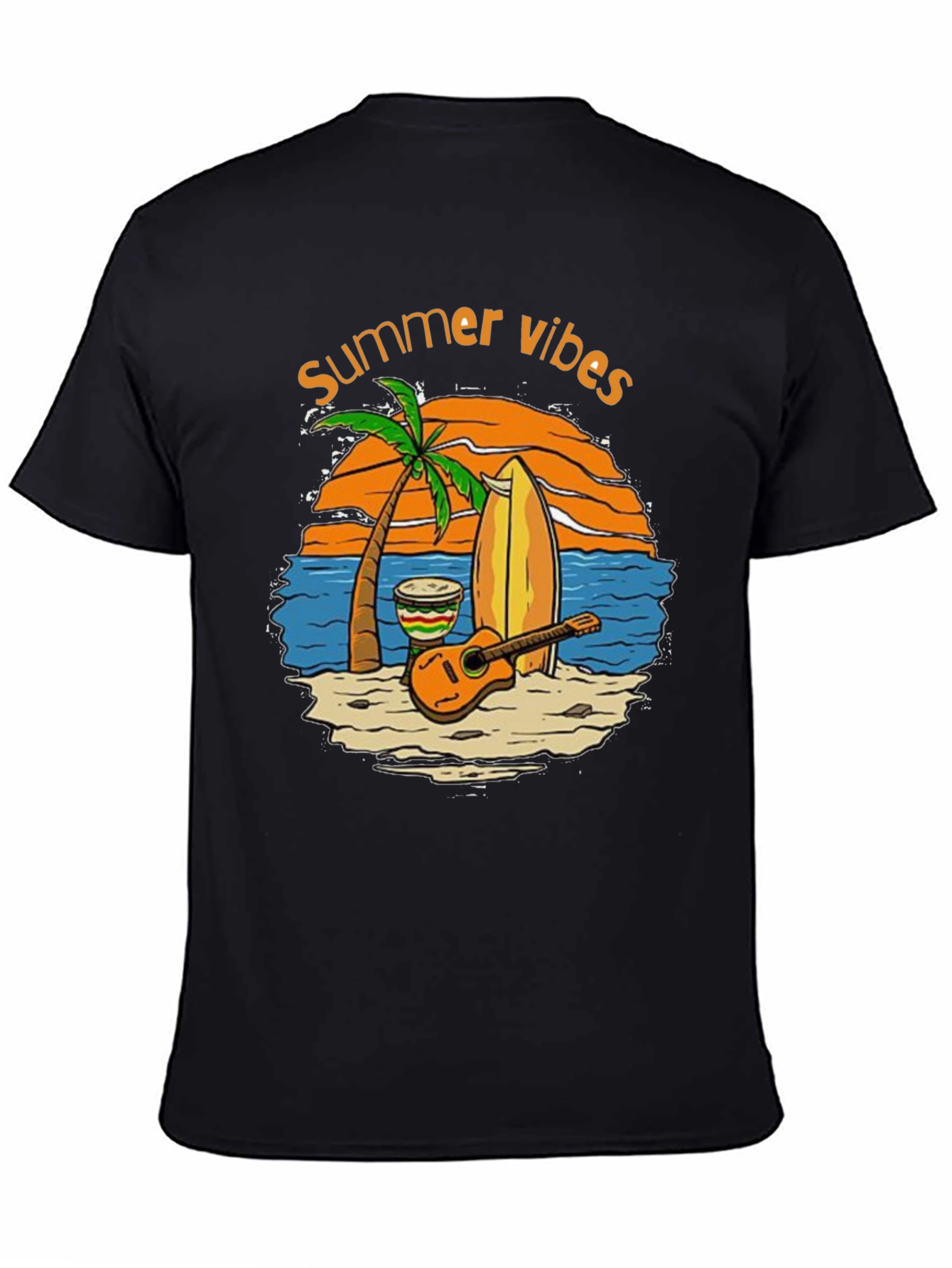 Summer Vibes Graphic T-Shirt - Beach Theme