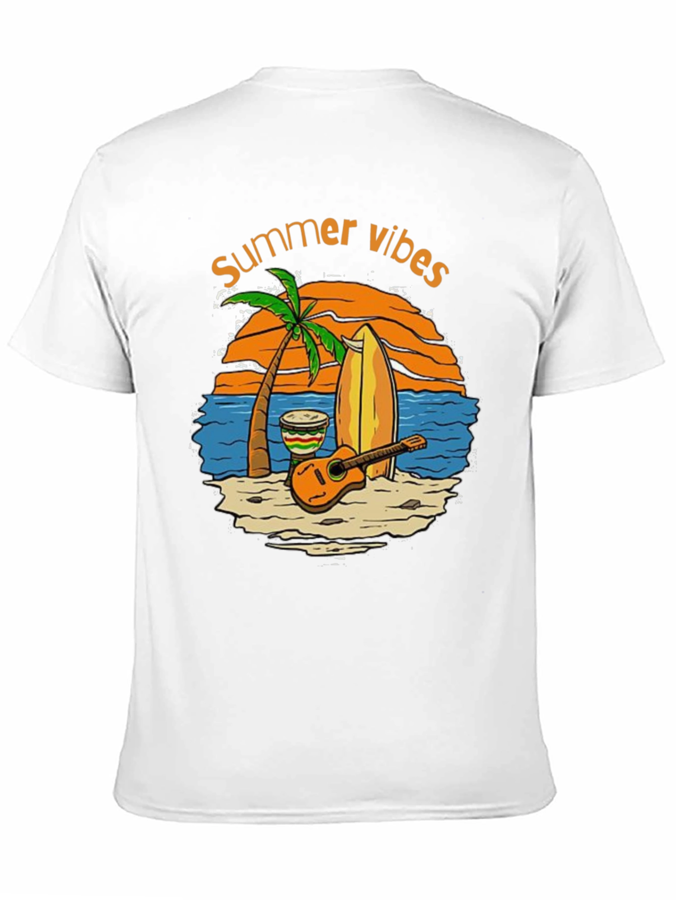 Summer Vibes Graphic T-Shirt - Beach Theme